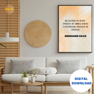 Rejoicing in Hope Mockup Frame